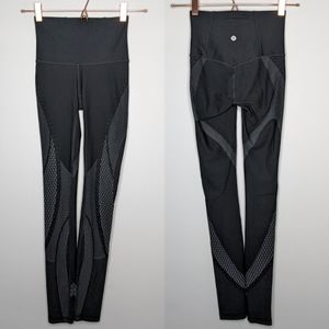 Lululemon Mapped Out black high rise waist stretch exercise workout leggings